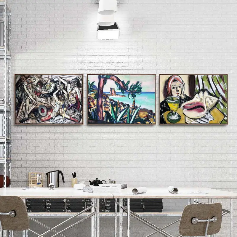 Home Decoration Print Canvas Art Wall Pictures for Living Room Poster Printings Paintings German Max Beckmann | Дом и сад