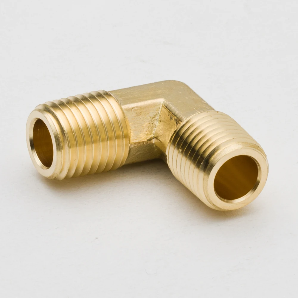20 шт. латунные фитинги для труб кованые 90 градусов редуктор колено 1/8 &quot1/8x 1/4&quot 1/4