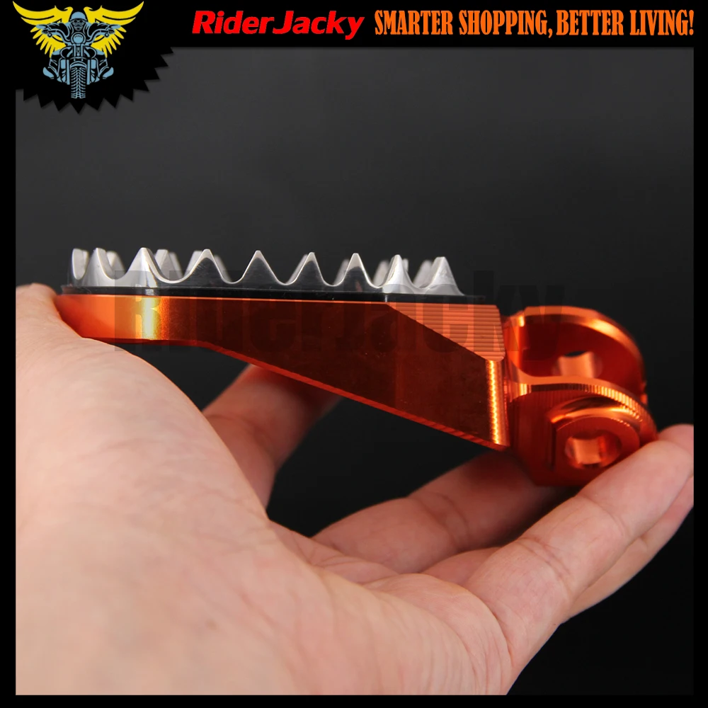 

CNC Aluminum Orange Motorcycle foot rests footrest footpegs Pegs Pedals For KTM 350 SX-F/EXC-F 2011-2015 2012 2013 2014 SXF EXCF