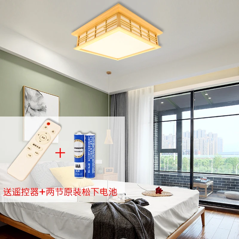 Светодиодный потолочный светильник с деревянной рамой|Потолочные лампы| |