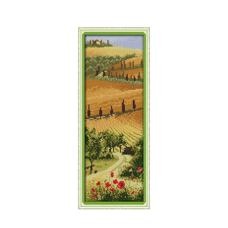 Joy Sunday Landscape Набор для вышивки крестиком 11CT 14CT DMC ручной работы вышивки|Упаковка| |