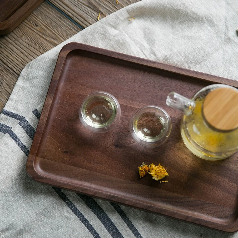 Кухонная посуда деревянный поддон поднос декоративный Сервировочная тарелка