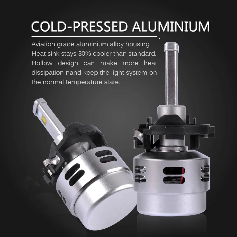 Autoec автомобилей светодиодные фары комплект H7 h7ll 80 Вт 4500lm high power led Hi/Lo луч Глава
