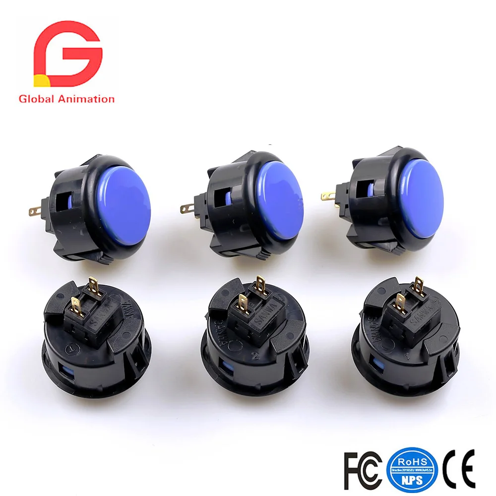SANWA OBSF-30 аркадная кнопка для USB Запчасти для игровой консоли, аркадная игра игровой джойстик игровой консоли(Mad Catz SF4 турнир и Mayflash F300
