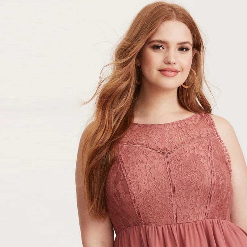 7XL 6XL 5XL кружевное платье 2018 г. летние женские розовый оверсайз сладкий назад