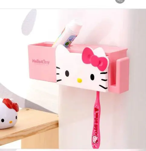 Многофункциональный держатель зубной щетки Hello Kitty новый милый для с надписью |