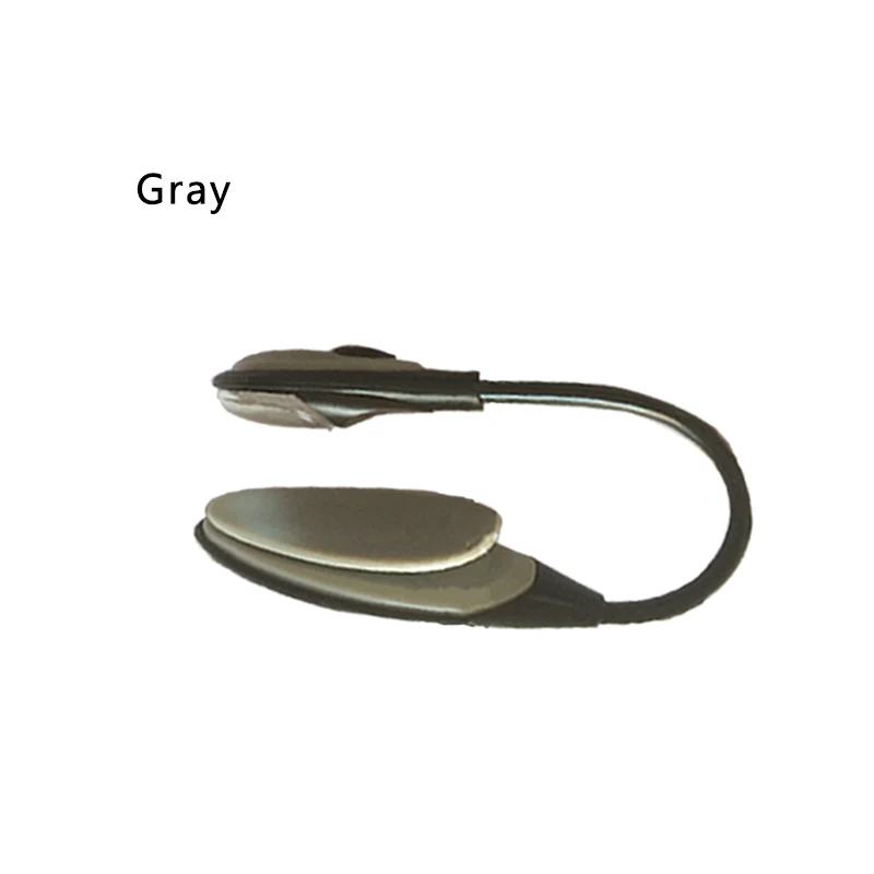 New Portable Led Book Light Mini Clip-On Flexible Bright Lamp Lights Reading Lamps Travel Bedroom Reader Christmas Gifts