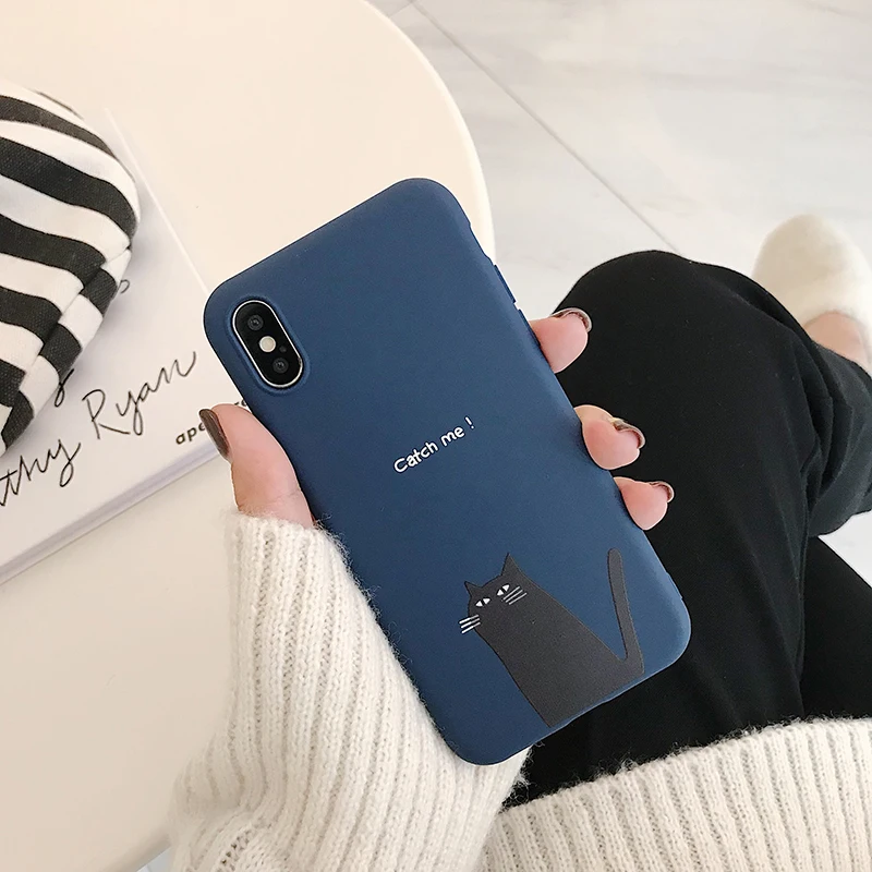 Чехол для телефона для iphone 11, 6, 6 S, 7, 8 Plus, Матовый Мягкий ТПУ чехол для iphone XR, 11Pro, XS MAX, задняя крышка, Fundas capa