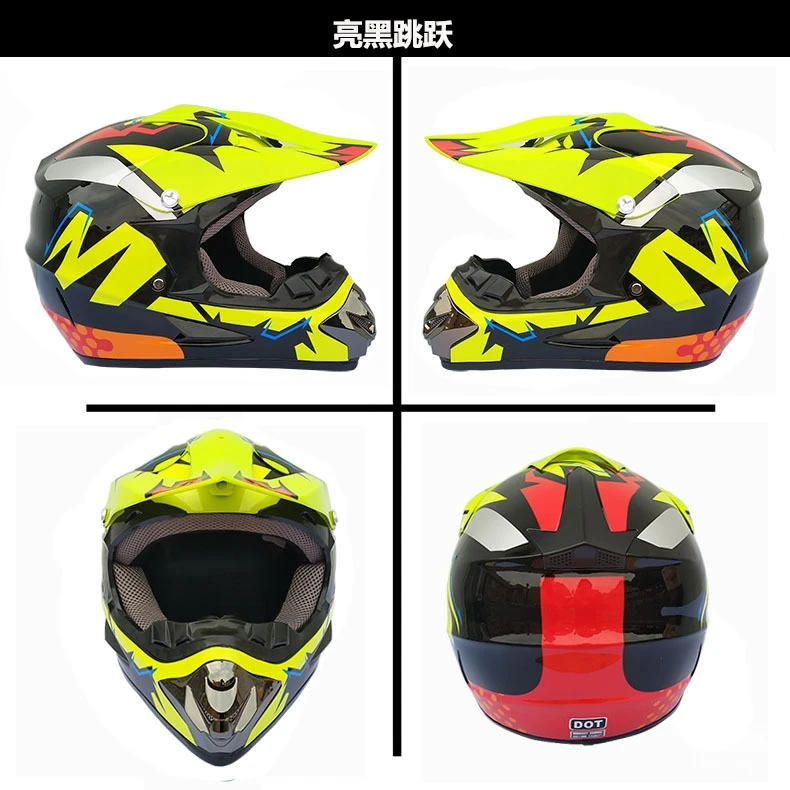 Полнолицевой мотоциклетный шлем Casco Moto внедорожный шлем ATV Dirt Bike горные MTB DH Capacete Moto очки шлем для мотокросса