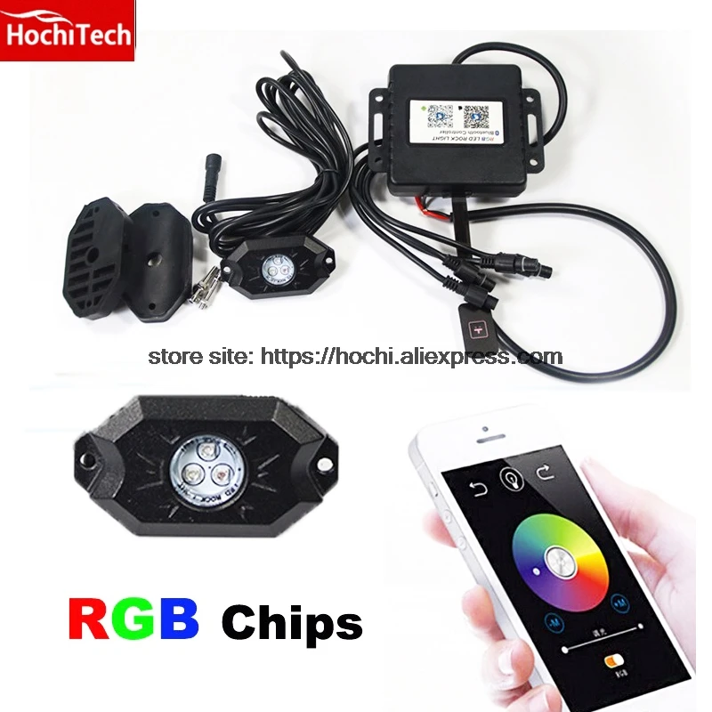 HochiTech автомобильный внедорожник пикапа RGB многоцветный Bluetooth IP68 100%