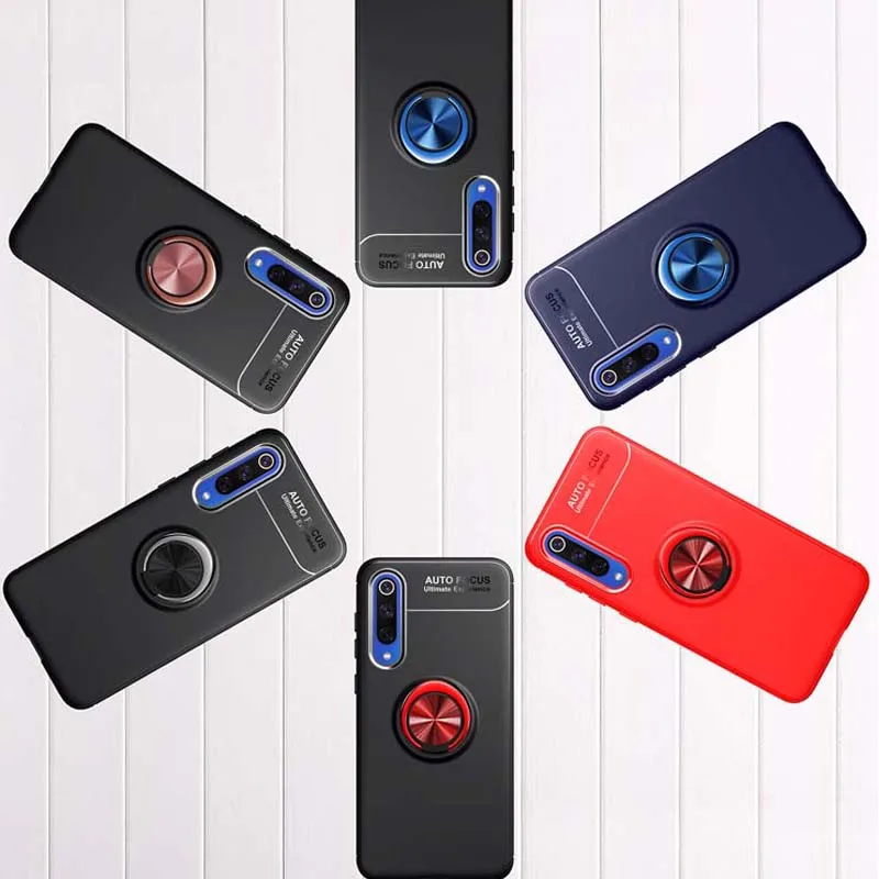 Чехол для Xiaomi mi 9T 9 SE mi 8 Pro CC9 CC9E A1 A2 A3 Lite 5X 6X Max 3 mi x 2 2S Pocophone F1 Play задняя крышка кольцевой чехол для телефона