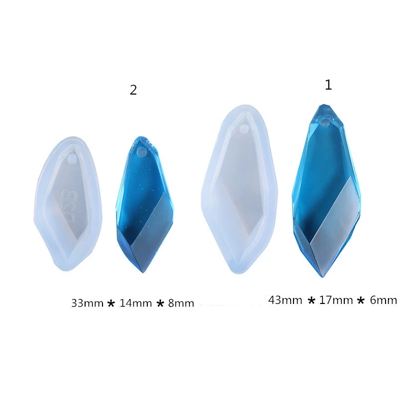Силиконовая форма для ожерелья подвески из эпоксидной смолы самодельные
