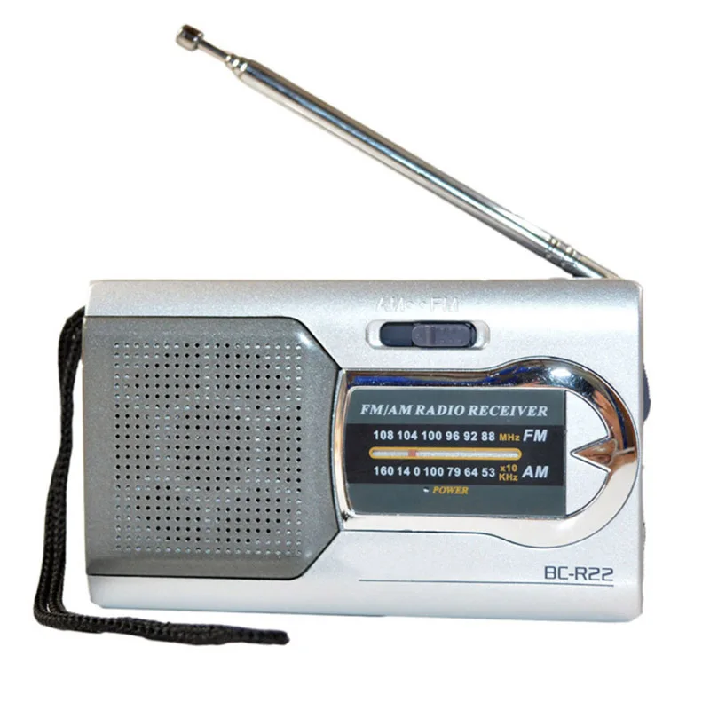 Портативный AM/FM мини радио с телескопической антенной двухдиапазонный канал приемник динамик WIF66
