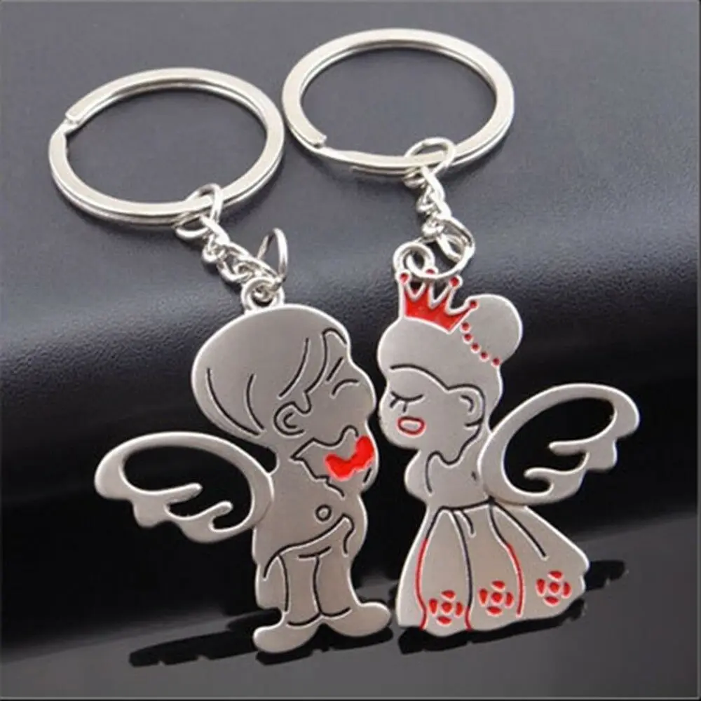 1 пара Love You Forever Heart Word/Angel Kiss вешалка для влюбленных подарок специальный дизайн