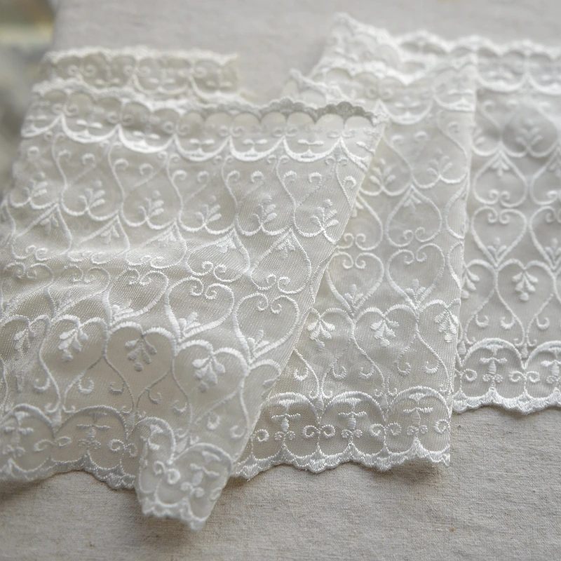 Bilateral openings at embroidery lace Lace accessories F908all post free | Дом и сад