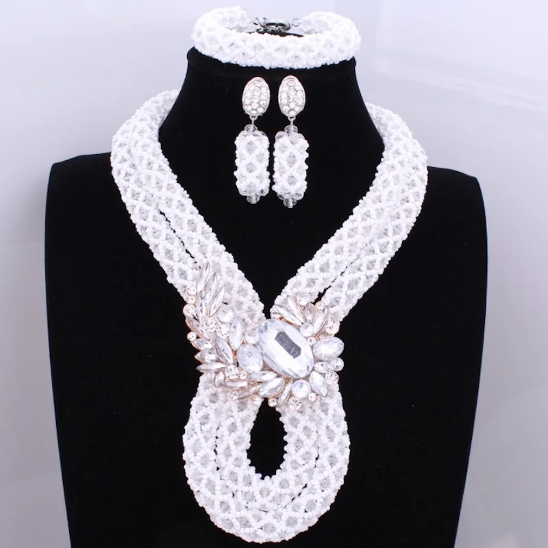 Бесплатная доставка чистый белый этнический антикварный ювелирный набор