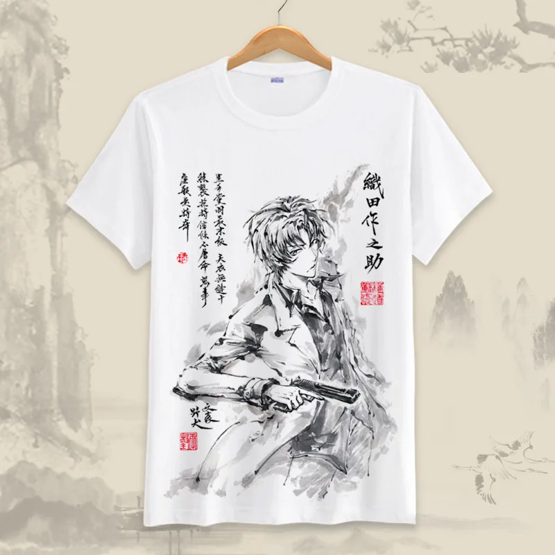 Аниме Bungou бродячие собаки Atsushi Dazai футболка для женщин мужчин поклонников 3D футболка с коротким рукавом топы Летняя уличная одежда хип-хоп футболки - Цвет: 7