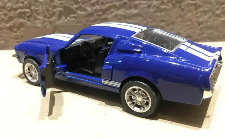 1:32 Высоковольтная модель автомобиля из сплава машины Mustang игрушки 2