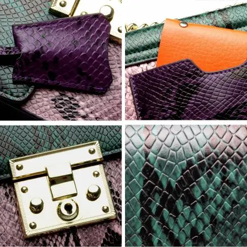 Дамы Пояса из натуральной кожи Для женщин сумка с цепочкой панцирного плетения