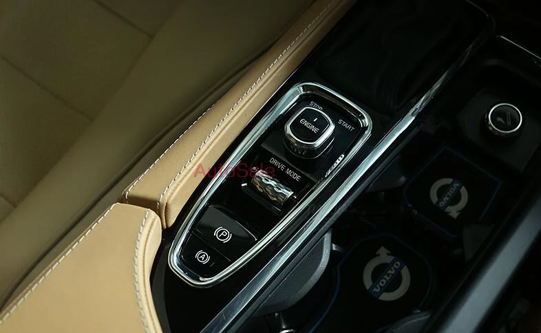 Для VOLVO XC90 2016 2017 ABS хромированный пластиковый переключатель передач коробка