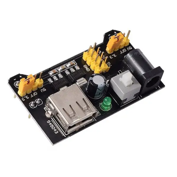 Топ 5 шт. 3 В макет Питание модуль адаптер для пайки MB102 Arduino Макет|Адаптеры AC/DC| |