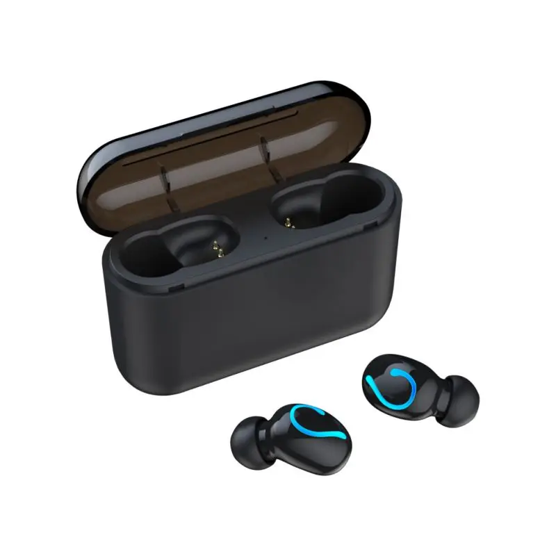 Беспроводные наушники стереонаушники Bluetooth мини с внешним аккумулятором на 1500