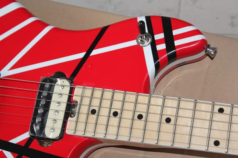 Китайские Музыкальные инструменты EVH электрогитара 5150 красный цвет в наличии