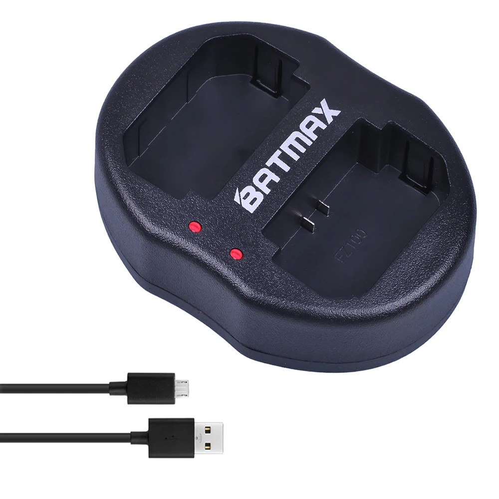 Batmax NP FZ100 двойное USB зарядное устройство для Sony BC QZ1 Alpha 9 9R 9S цифровая камера|charger