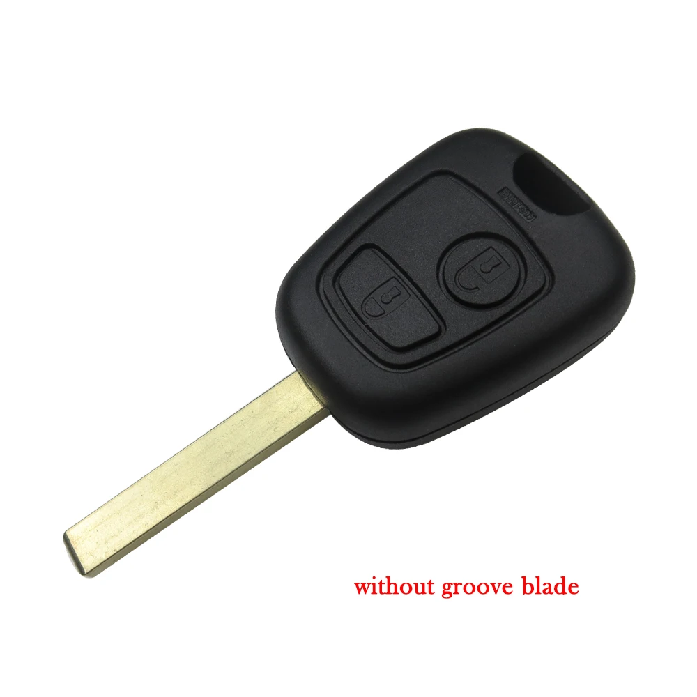 OkeyTech 2 кнопки для Citroen C1 C4 Peugeot 106 107 207 307 407 206 306 406 Замена дистанционный ключ чехол в