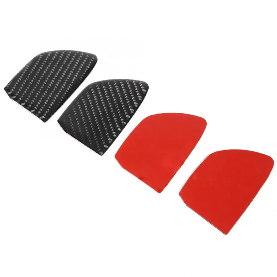 4 шт. карбоновое волокно внутренняя дверная ручка Чаша Накладка подходит для Infiniti