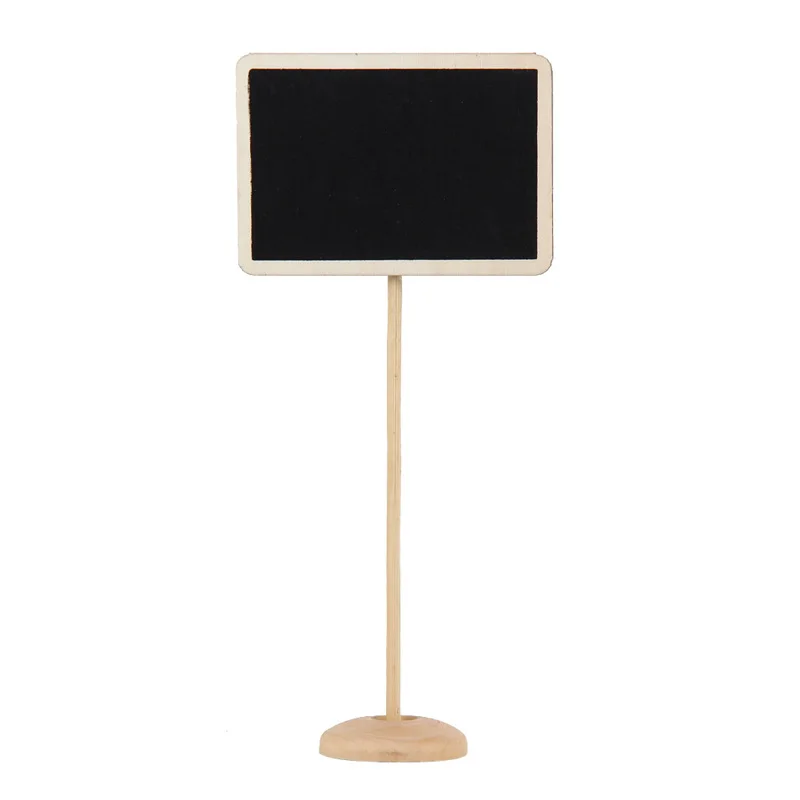 Square 12 шт. деревянная доска для доски для свадебной вечеринки, декор стола, табличка с номером, Прямоугольная форма, доски 18 см X 8 см - Цвет: Square