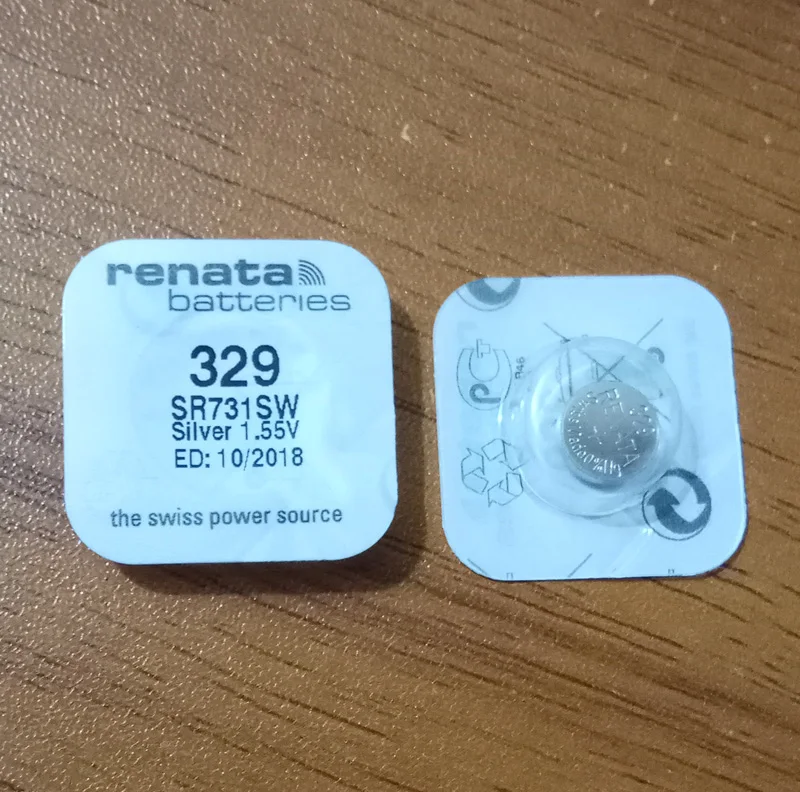 2 шт./лот новинка Renata долговечные 329SR731SW SR62 D329V731 часы кнопка батареи монета Swiss