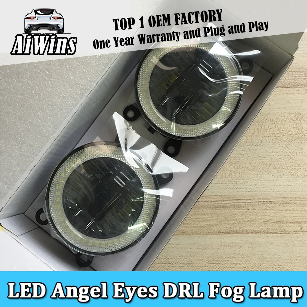 Aiwinсветодио дный LED angel eyes дневные ходовые огни автомобильный проектор