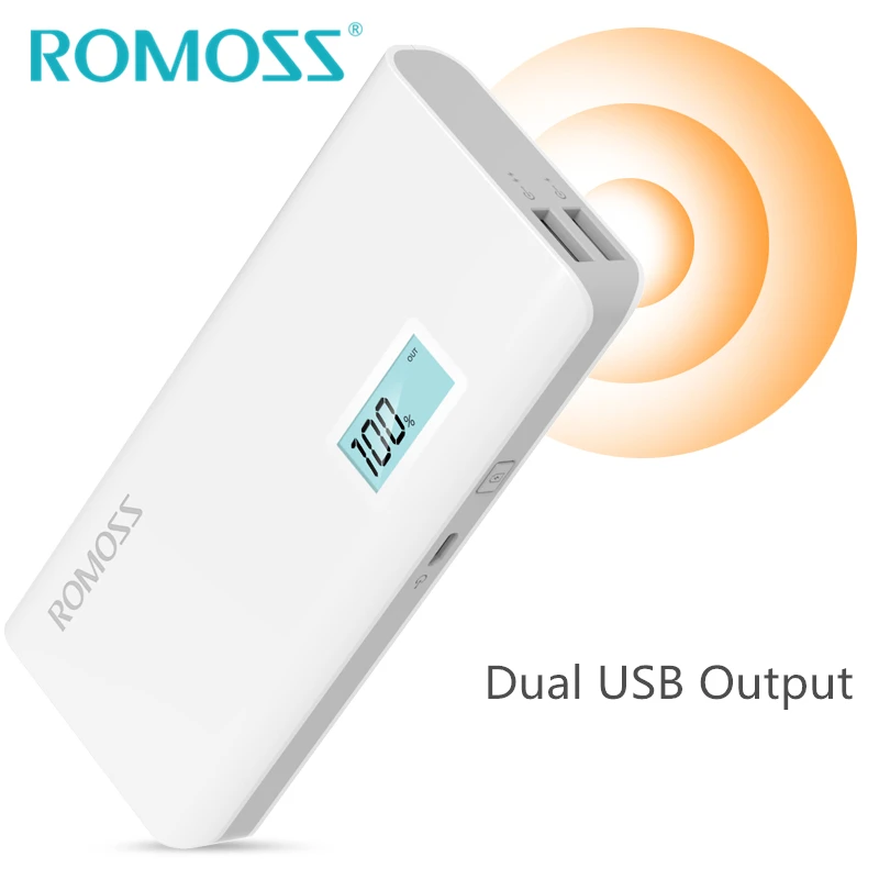 ROMOSS Sense 4 Plus, 10000 мА/ч, внешний резервный аккумулятор 18650, внешний аккумулятор, зарядное устройство для samsung& iPhone xs