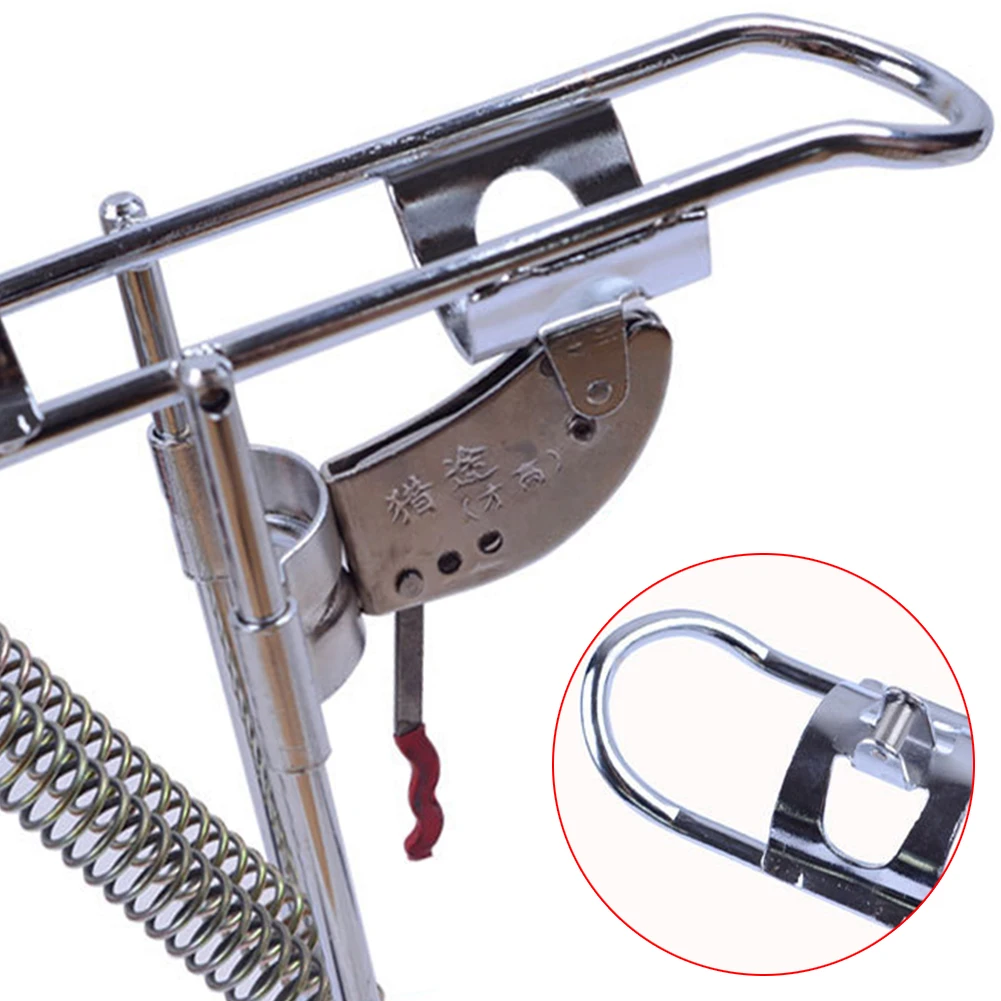 Bracket Accessory Sea Adjustable Folding Automatic Spring Gift Tool Bite Anti-slip Stainless Steel Fishing Rod Holder Outdoor | Спорт и