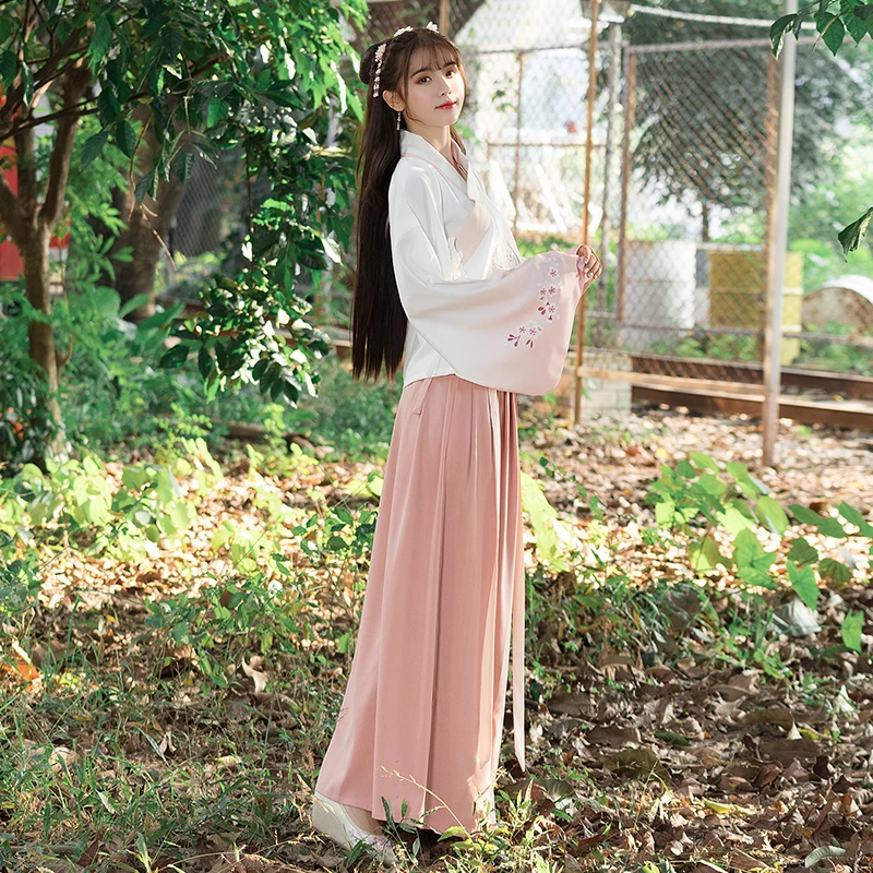 Женское/женское розовое платье ханьфу Китайская традиционная и древняя одежда