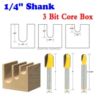 core box router bits 3 pc set 14 shank line knife woodworking cutter tenon cutter for woodworking tools