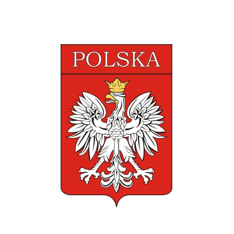 YJZT 8 2 см * 12 креативная отражающая Наклейка для окна polска флаг автомобиля