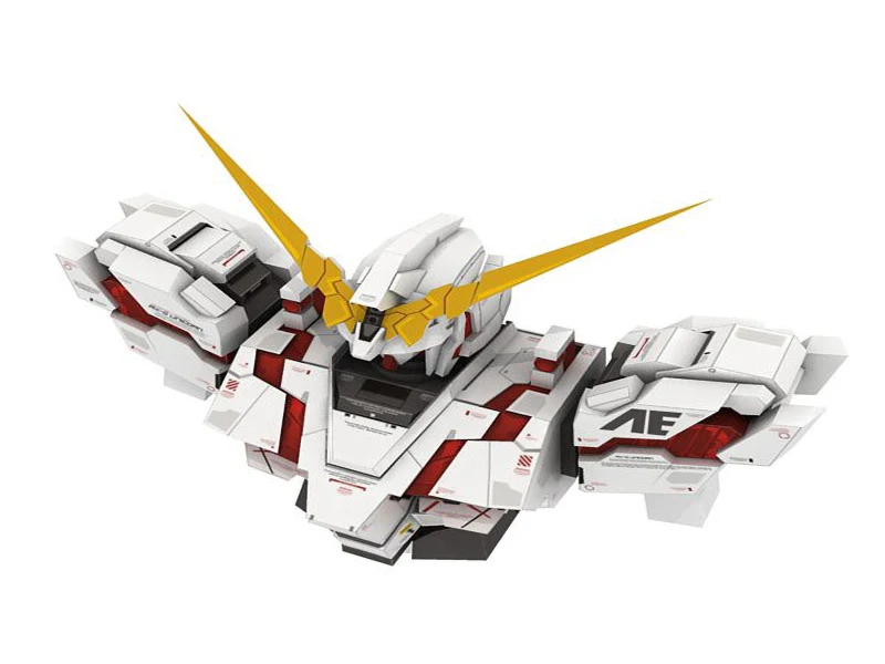 Gundam RX 0 Единорог бюст положительная пропорция Бумажная модель мальчик подарок Diy