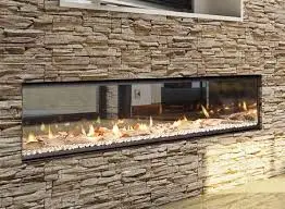 Inno-Fire  60 inch silver or black automatic intelligent smart bioethanol fires