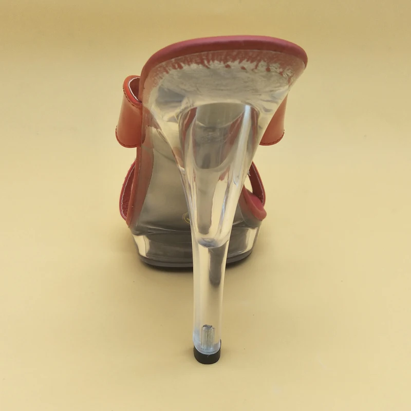 LAIJIANJINXIA/Женская обувь очень высокие шлепанцы на каблуке 13 см классные с
