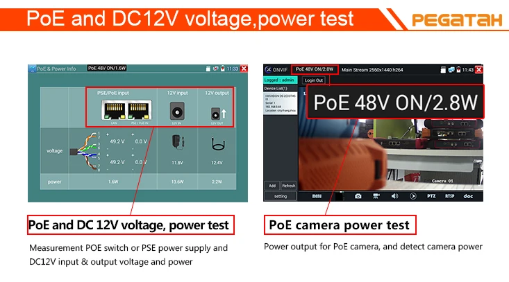 8 дюймов 4 K 8MP IP CCTV камеры тестер CVBS 8MP TVI CVI 5MP AHD SDI IP тест er с HDMI OPM TDR мультиметр CCTV камеры тестер