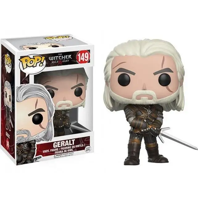 Funko Pop аниме Ведьмак 3 Дикая Охота гералт ПВХ фигурка из фильма Коллекционная