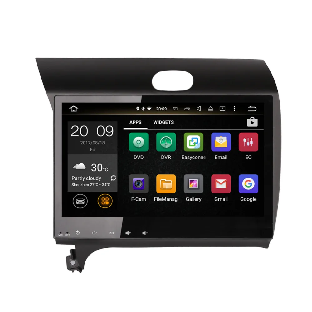 Android 8 0 Octa Core 4 Гб RAM IPS экран автомобильное радио стерео с Bluetooth для Kia Cerato K3 Forte 2013