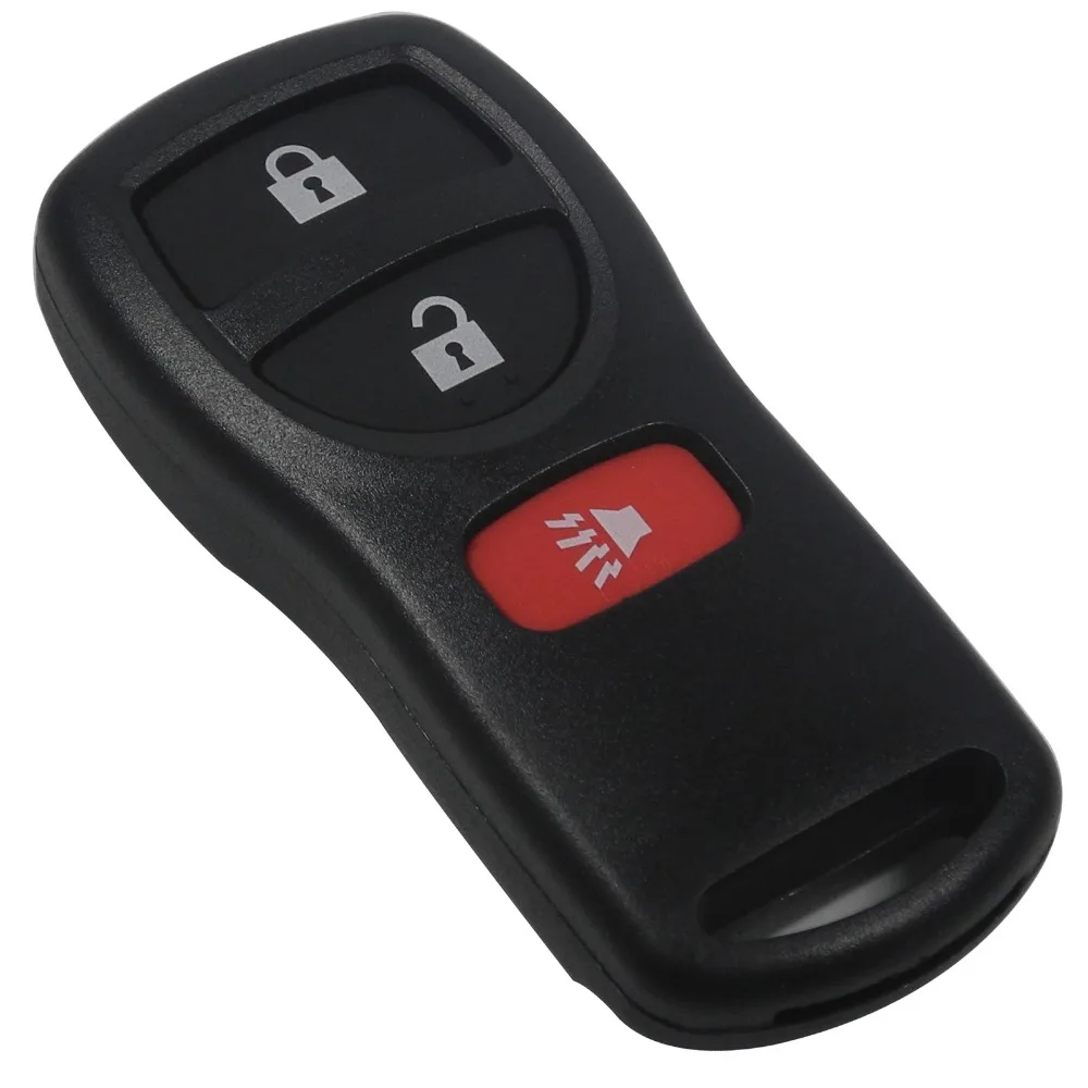 jingyuqin 10p 3 Button Remote Entry Car Key Fob Shell Case Cover For Nissan Armada Xterra Pathfinder Frontier Quest Titan Murano|cover for|cover