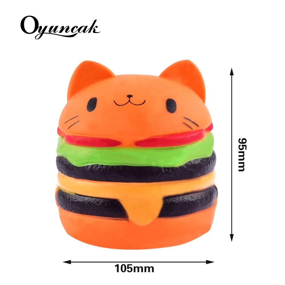 Oyuncak Новинка кляп игрушечные лошадки мясистый гамбургер кошка замедлить рост
