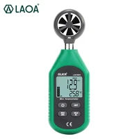 laoa professional wind gauge anemometer handheld wind speed measuring digital wind speed tester airometer