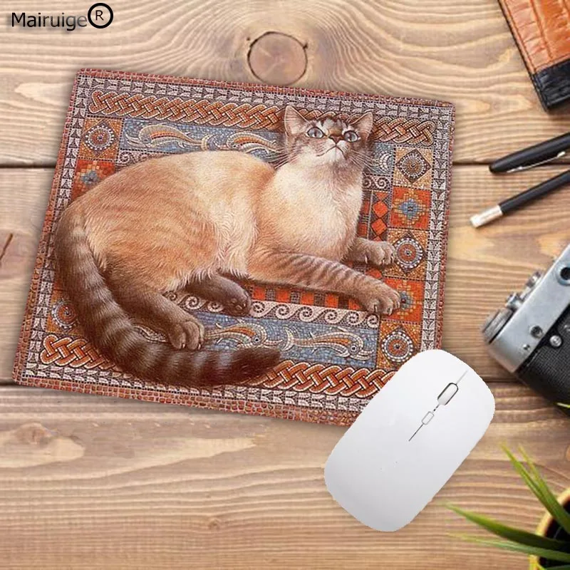 Mairuige милый кот на персидском ковре игровая клавиатура с животными