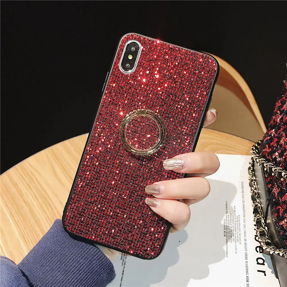 Блестящий блестящий чехол для задней панели телефона Xiaomi Mi Mix 2S 3 A1 A2 8 SE Lite 9