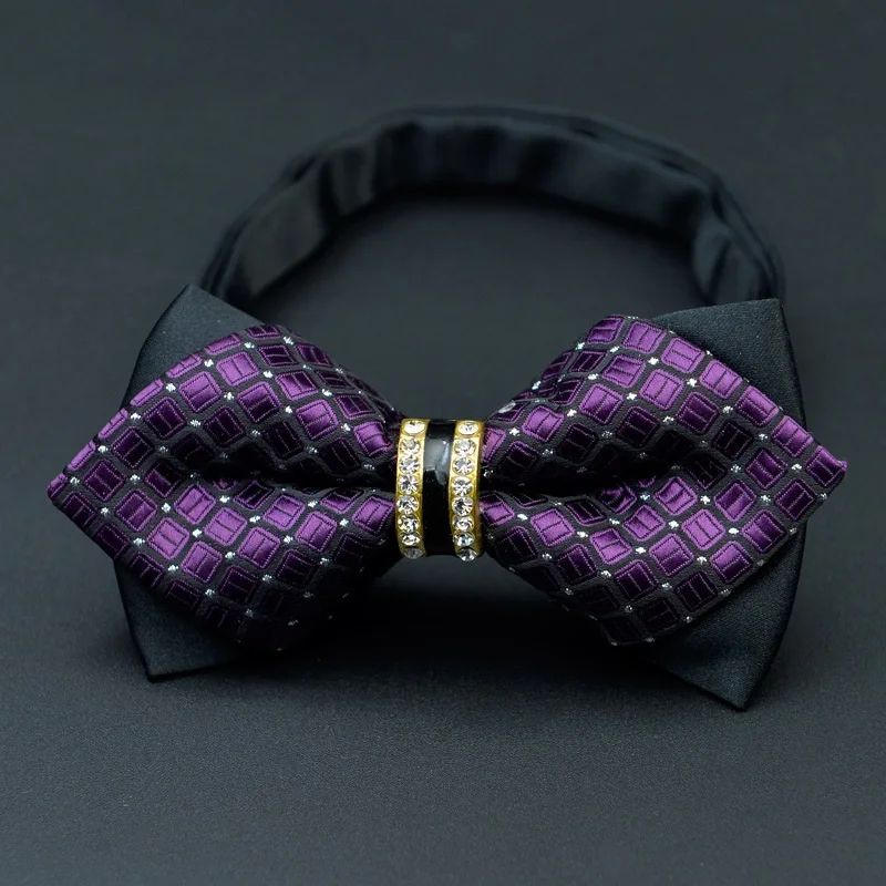 1 шт. 2018 новый модный бриллиантовый мужской галстук бабочка|fashion bowtie|butterfly necktietie